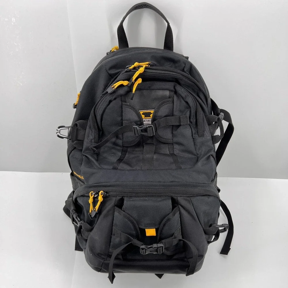 Mountainsmith Borealis AT All Weather Camera Backpack Black Travel w/ Rain Cover